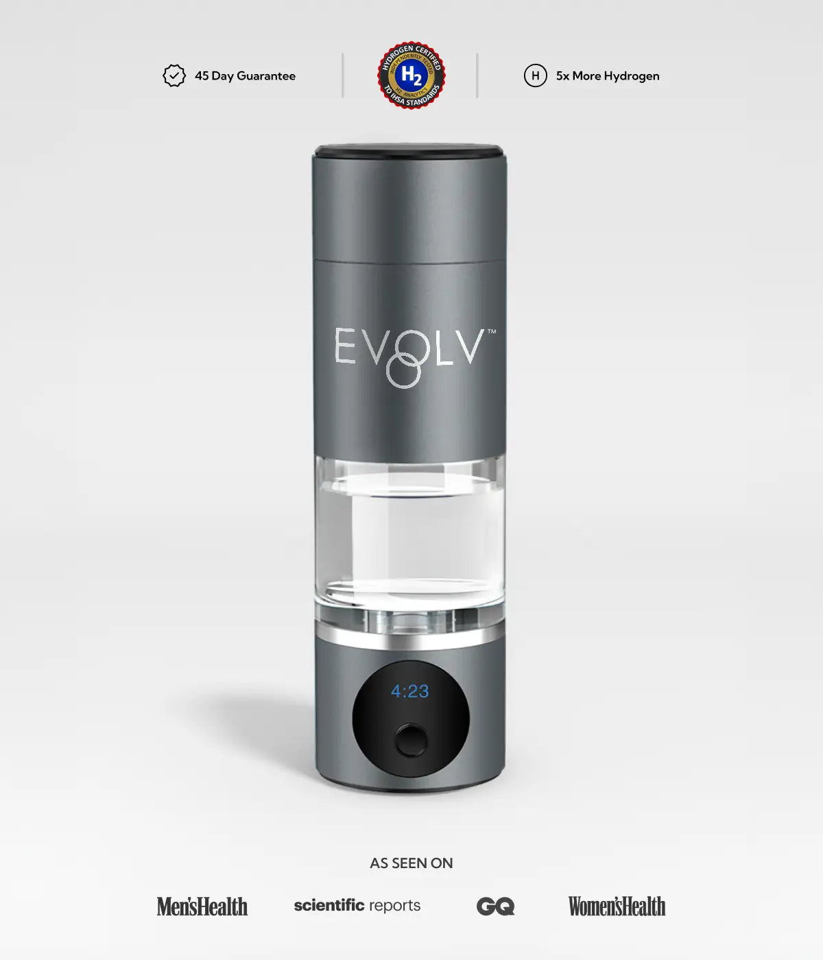 Evolv Hydrogen Water Bottle Review Consumer Reports Hydrogen Water Bottle: Highest Molecular Hydrogen Water – EVOLV
