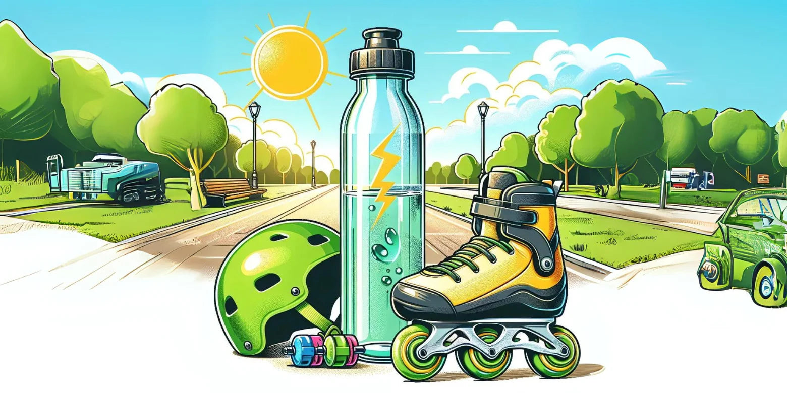 Hydrogen Water For Rollerblading