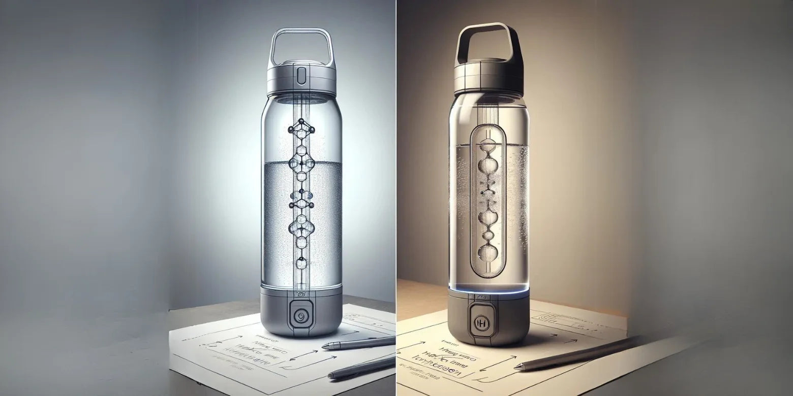 EVOLV H2GO vs. AlkaPure Water Bottle