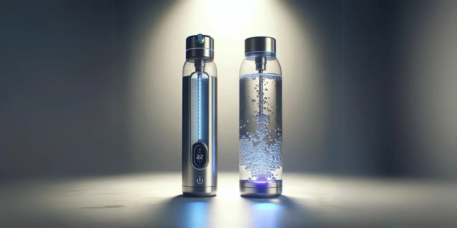 EVOLV H2GO vs. Ionizer Plus Hydrogen Bottle