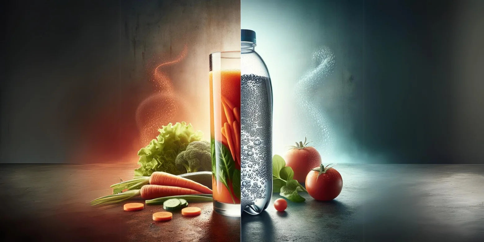 Vegetable Juices vs Hydrogen Water