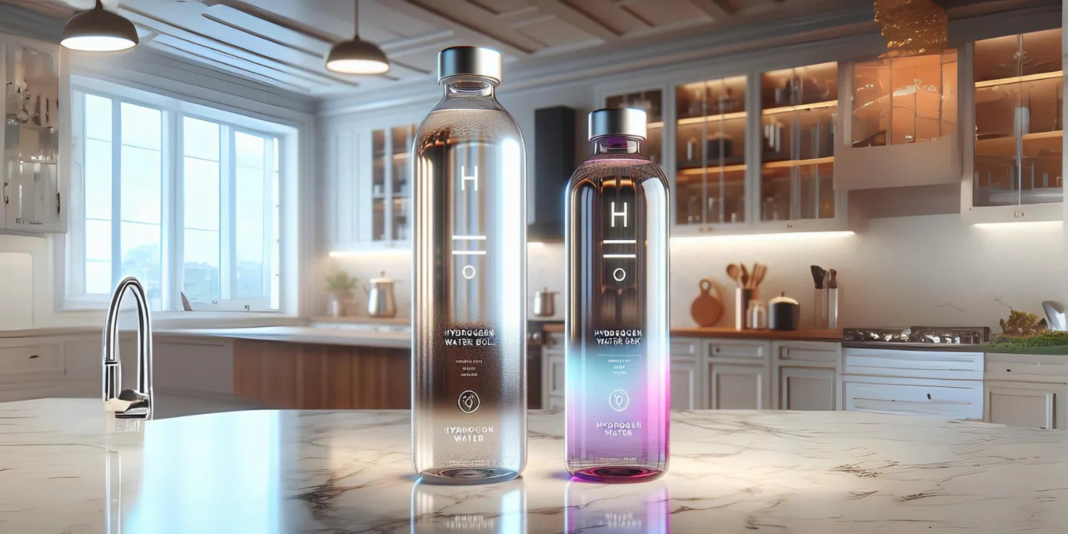 EVOLV H2GO vs. WellBlue Hydrogen Water Bottle