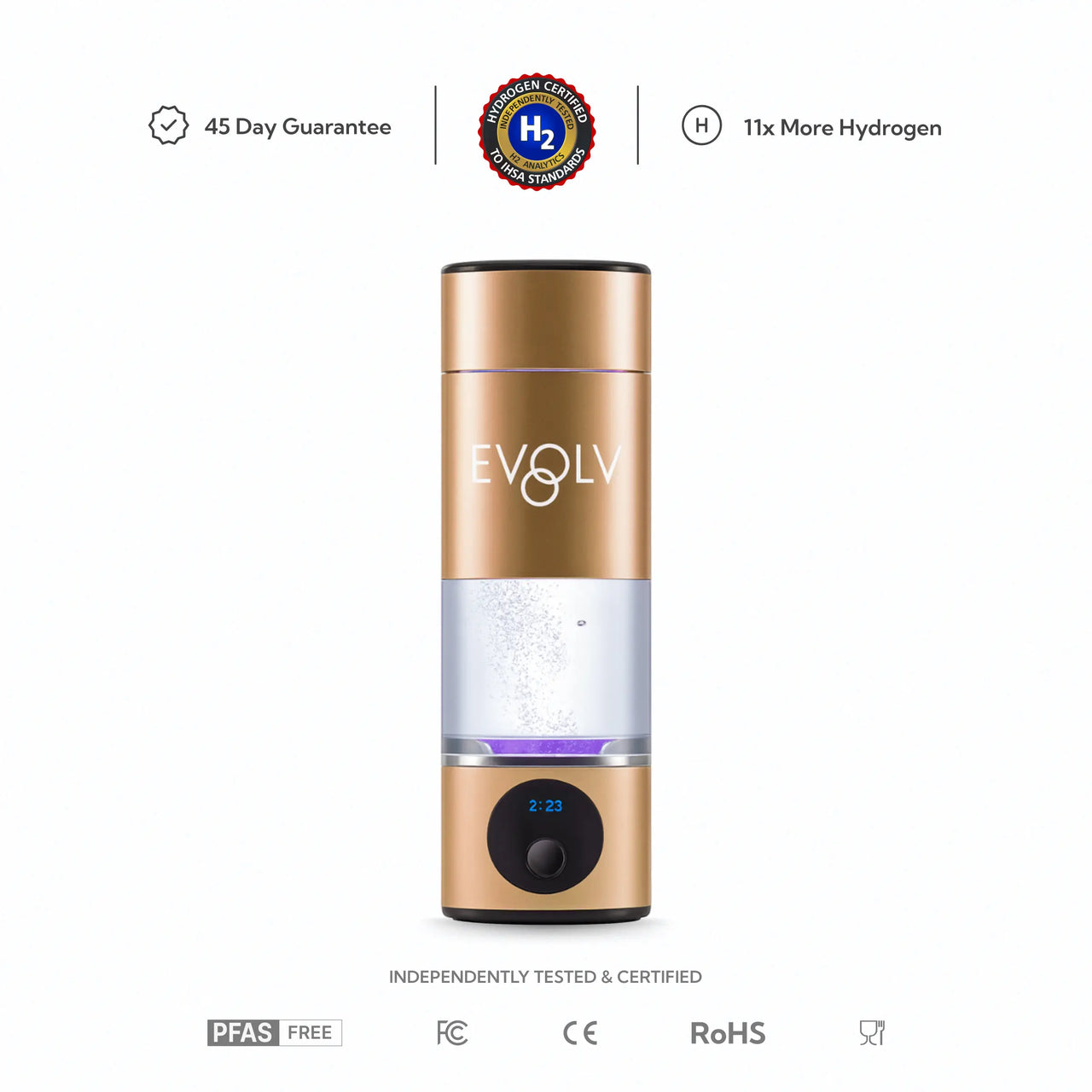 EVOLV Hydrogen Water Bottle