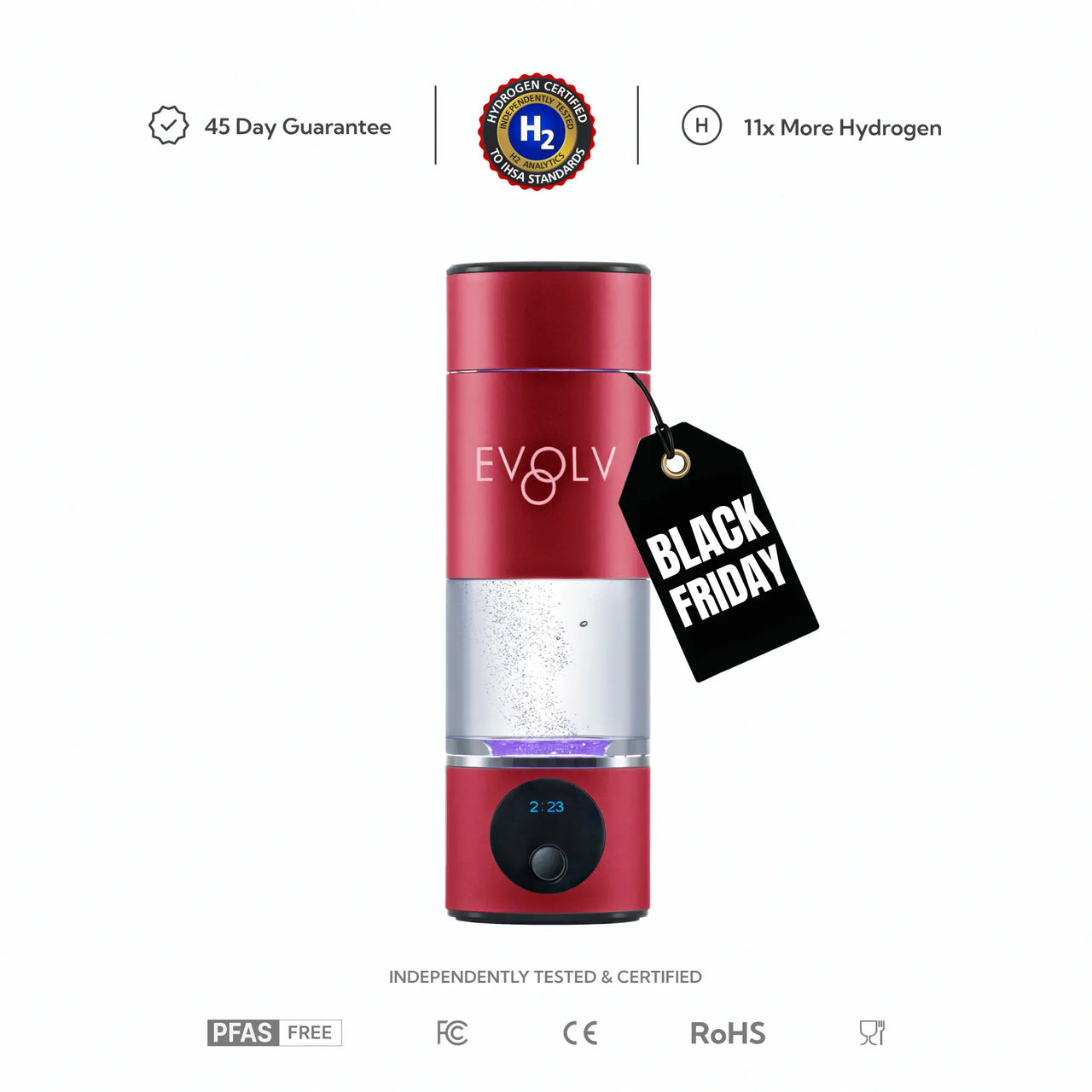 EVOLV Hydrogen Water Bottle