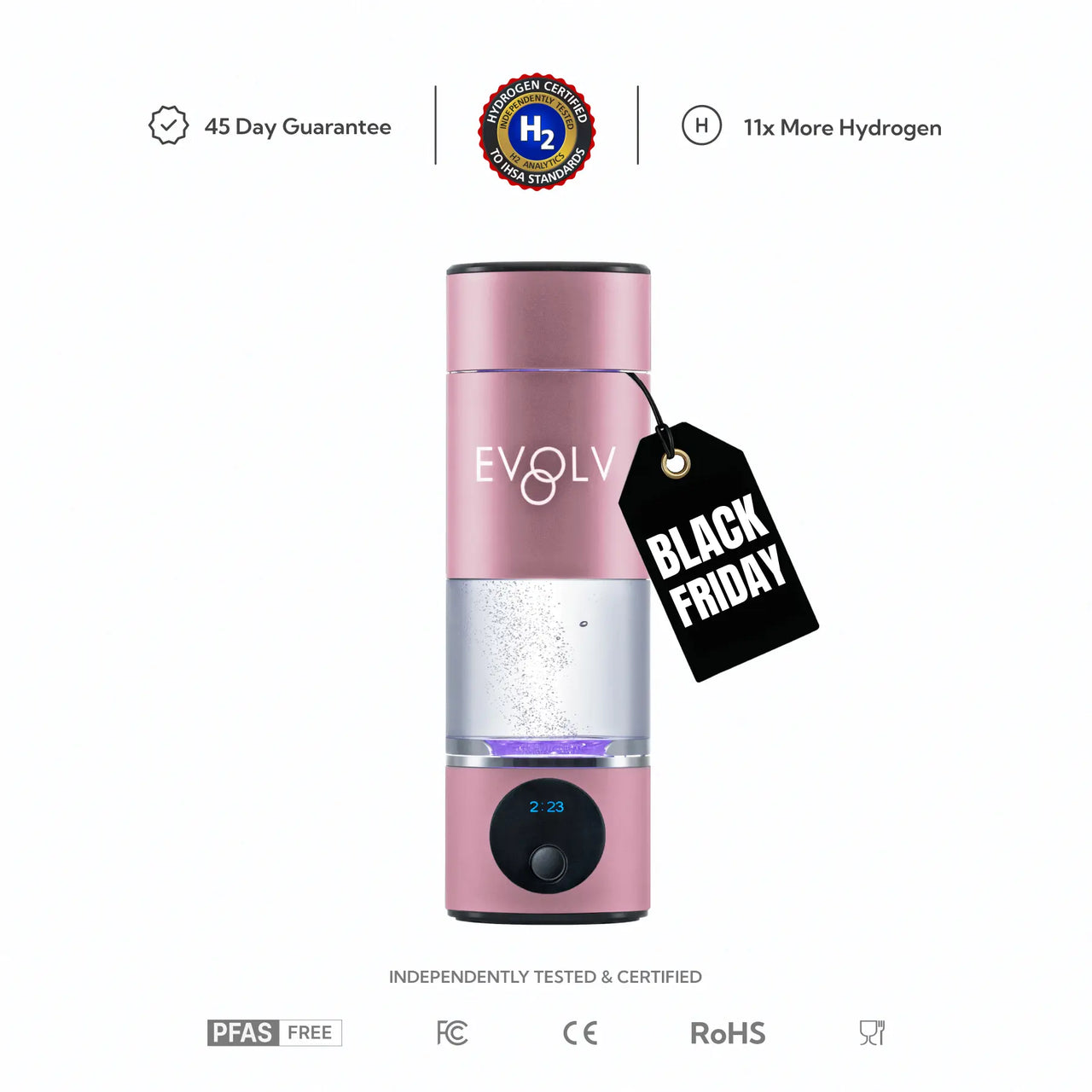 EVOLV Hydrogen Water Bottle
