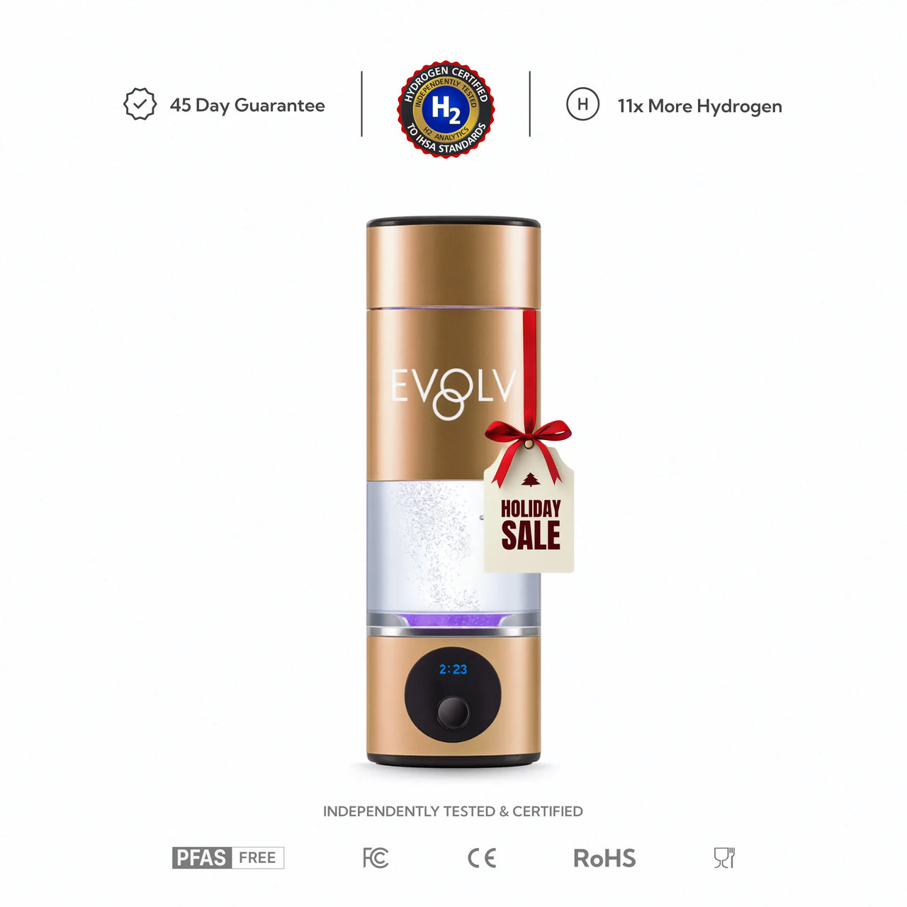 EVOLV Hydrogen Water Bottle