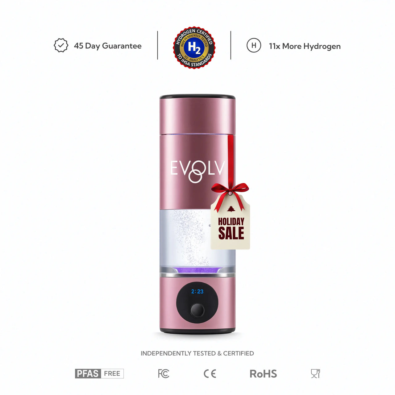EVOLV Hydrogen Water Bottle